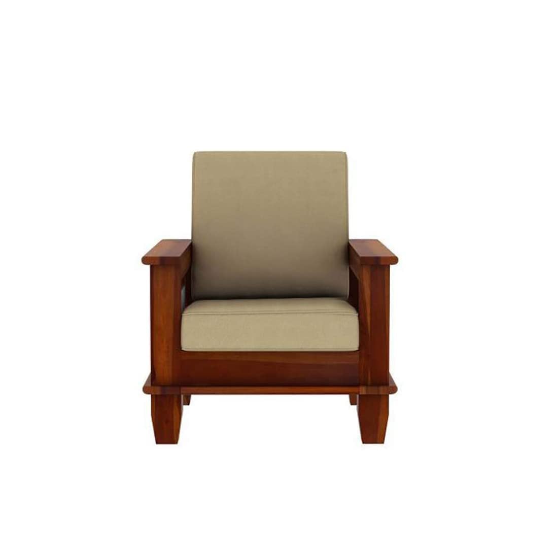 Varsha Furniture Solid Sheesham Wood Sofa for Living Room | Couch Sofa for Living Room | Sofa Set Furniture for Home| Settee (1 Seater) - View 4
